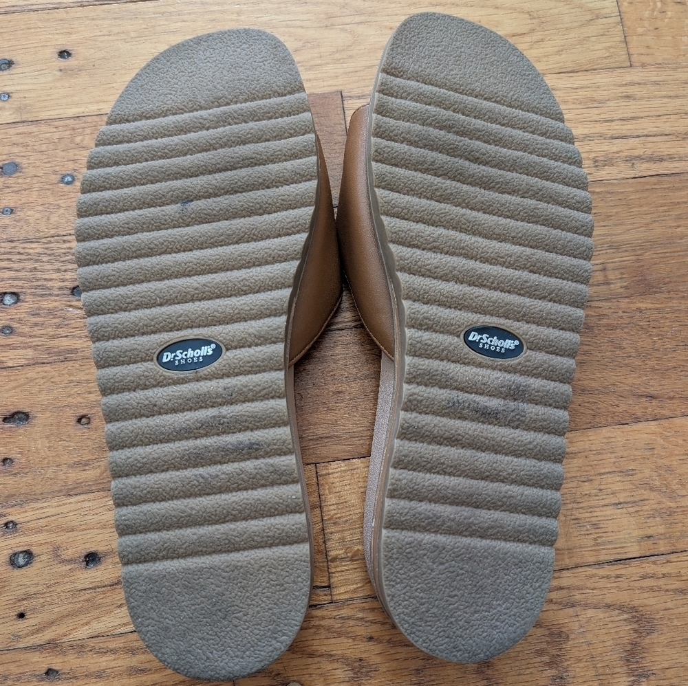Dr. Scholl's Tan Flex Slide Sandals - Picture 6 of 6